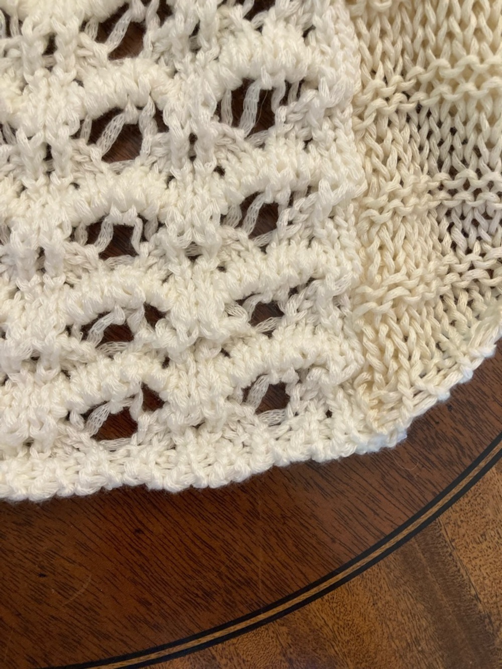 ZARA Limited Edition Cream Beige Crochet Knit Dress NWT - Picture 10 of 15